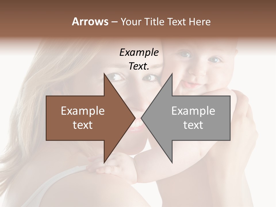 Embrace Cuddling Newborn PowerPoint Template