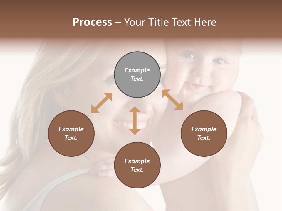 Embrace Cuddling Newborn PowerPoint Template