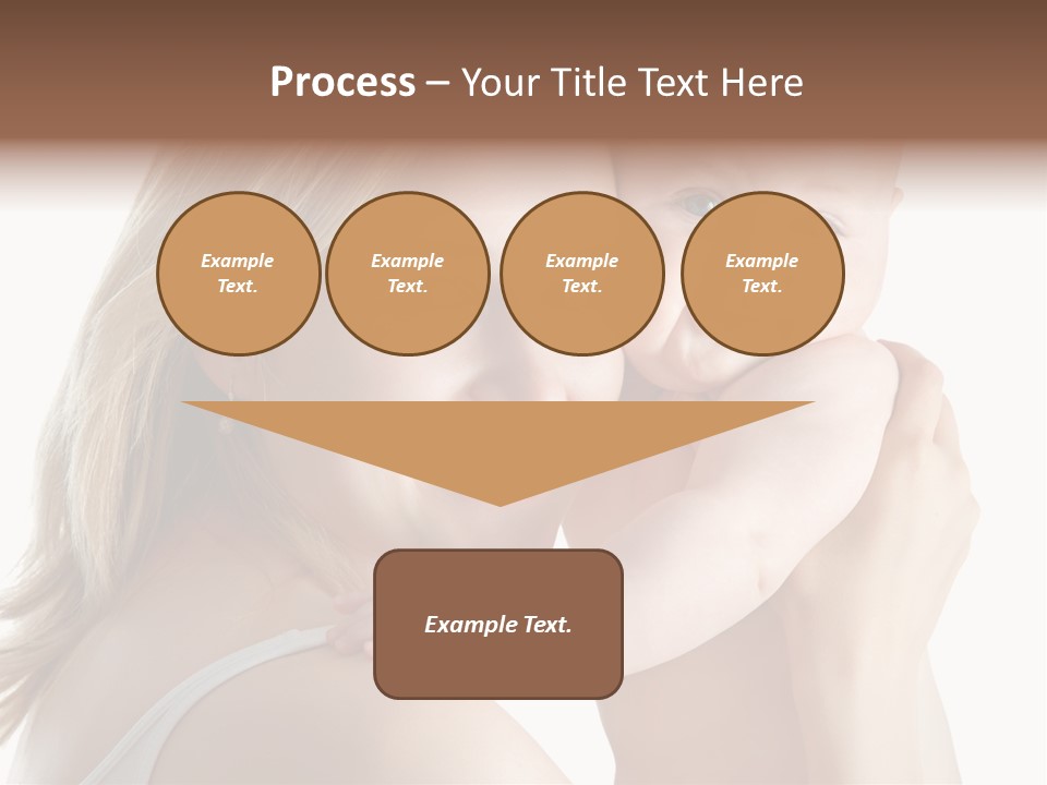 Embrace Cuddling Newborn PowerPoint Template