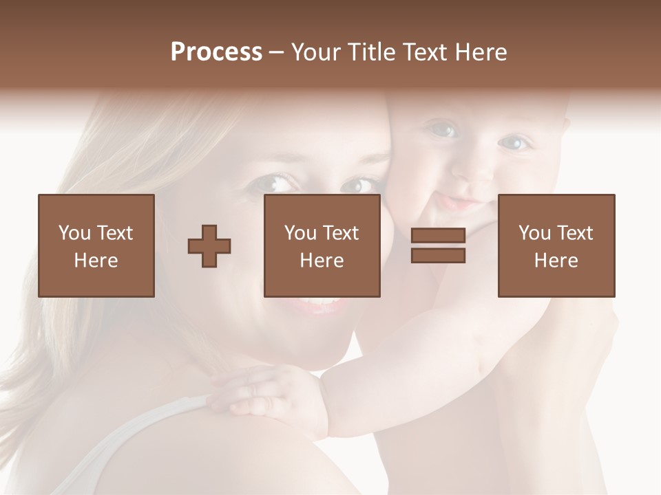Embrace Cuddling Newborn PowerPoint Template