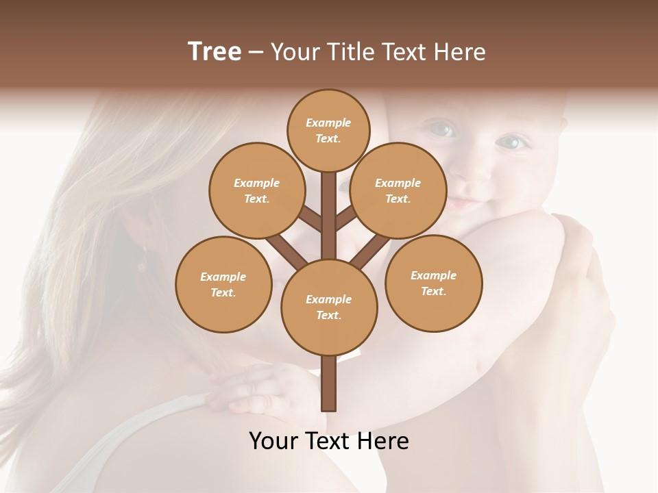 Embrace Cuddling Newborn PowerPoint Template