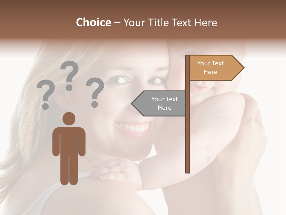 Embrace Cuddling Newborn PowerPoint Template