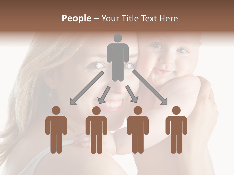 Embrace Cuddling Newborn PowerPoint Template