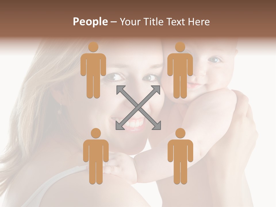 Embrace Cuddling Newborn PowerPoint Template