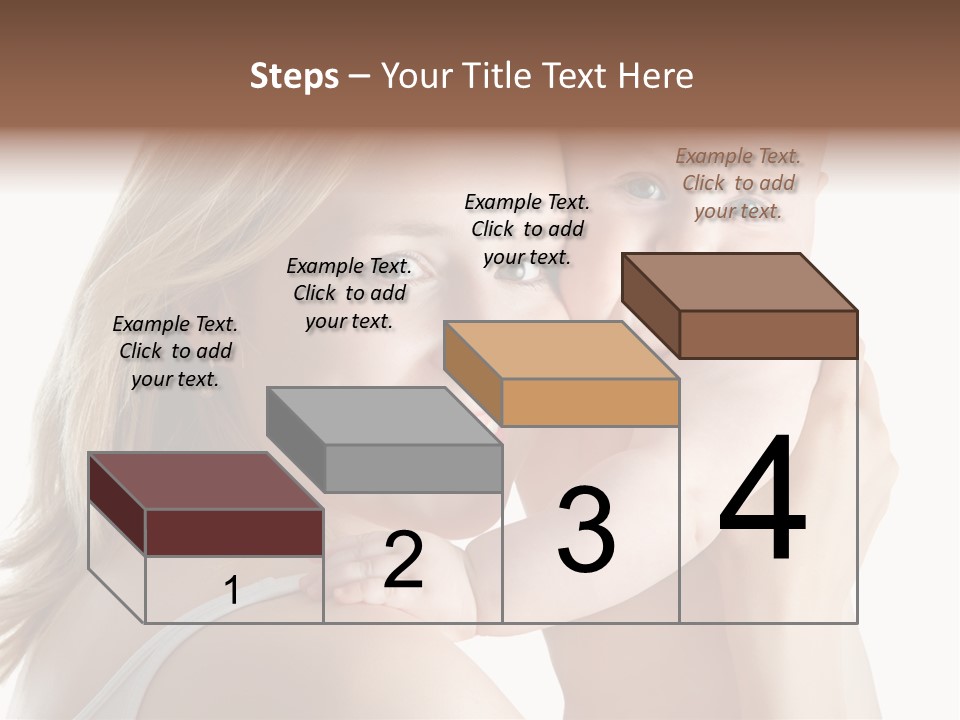 Embrace Cuddling Newborn PowerPoint Template