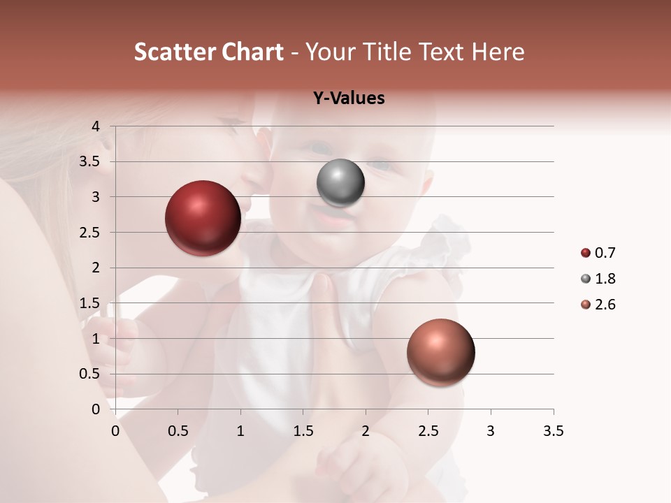 Family Two Caucasian PowerPoint Template