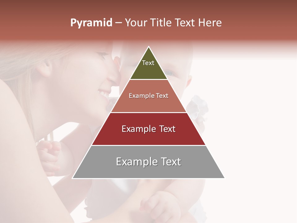 Family Two Caucasian PowerPoint Template