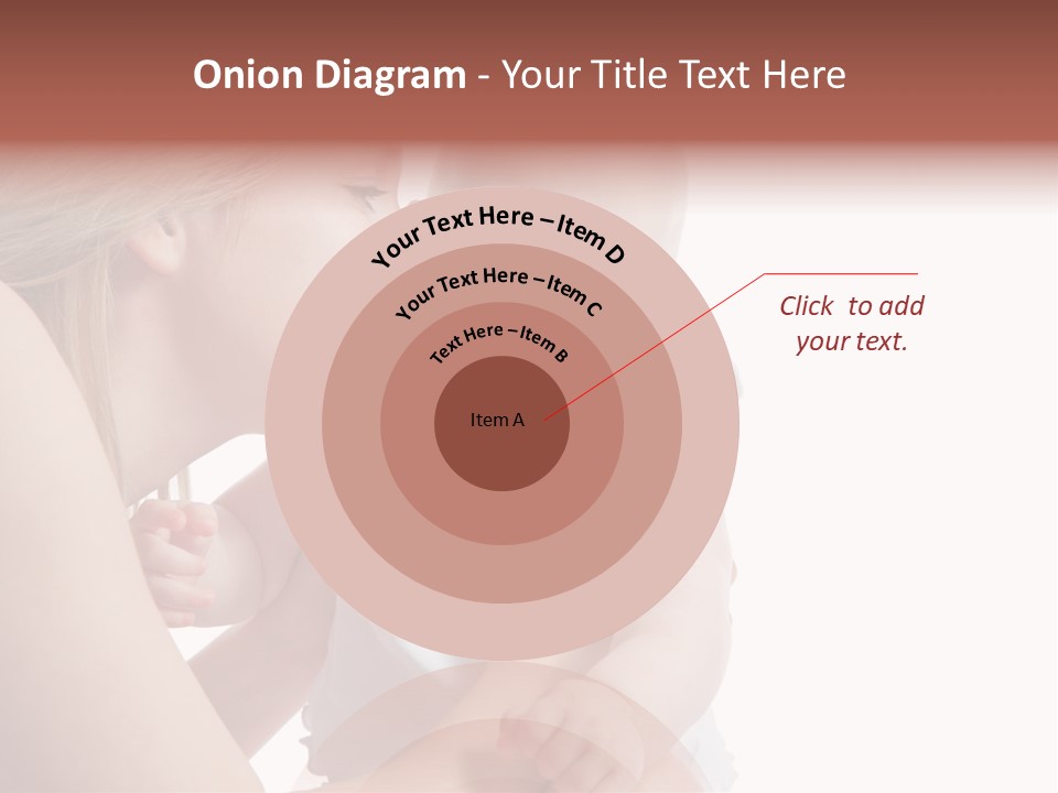 Family Two Caucasian PowerPoint Template