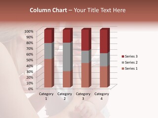 Family Two Caucasian PowerPoint Template