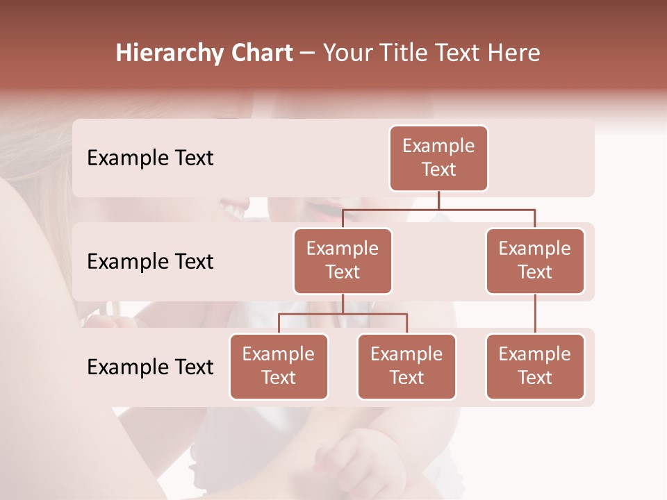 Family Two Caucasian PowerPoint Template