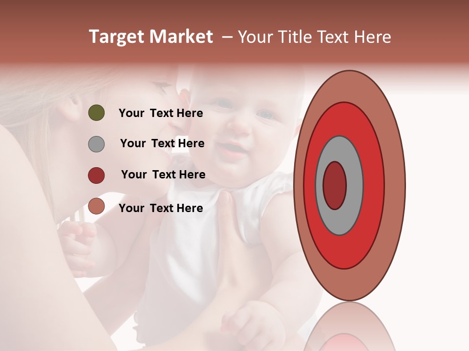 Family Two Caucasian PowerPoint Template