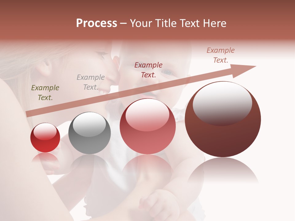 Family Two Caucasian PowerPoint Template