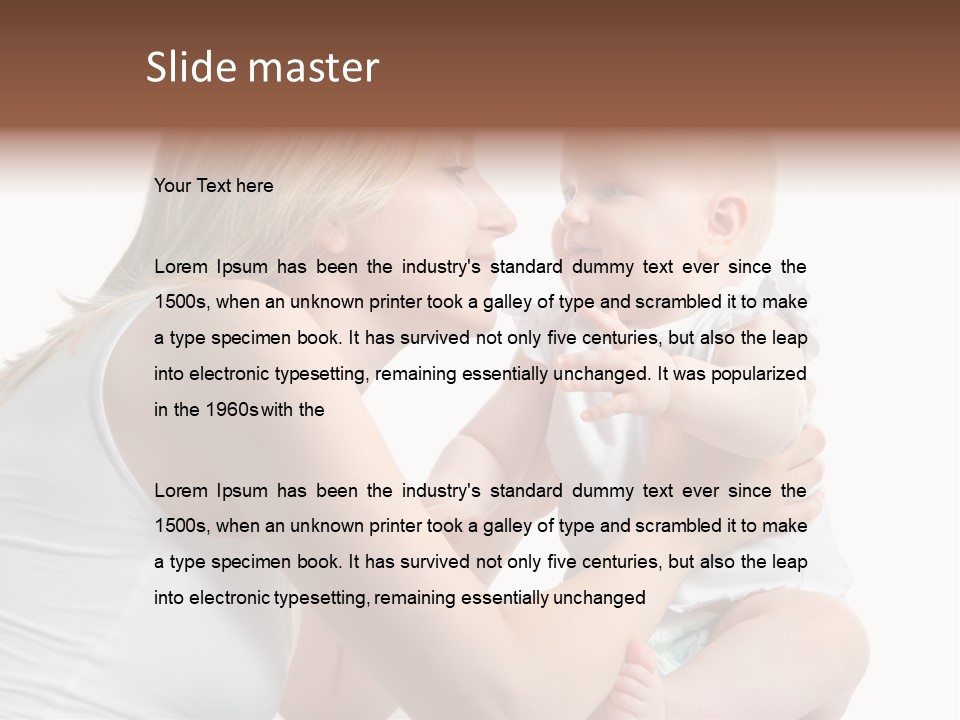 Love Childhood Joy PowerPoint Template