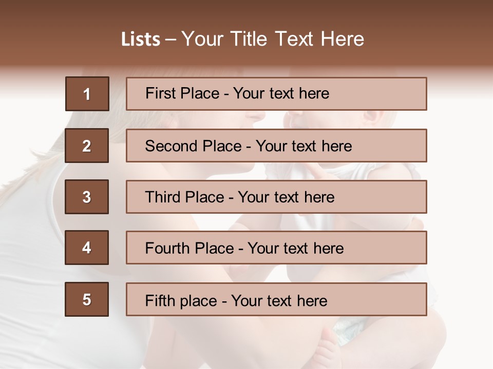 Love Childhood Joy PowerPoint Template