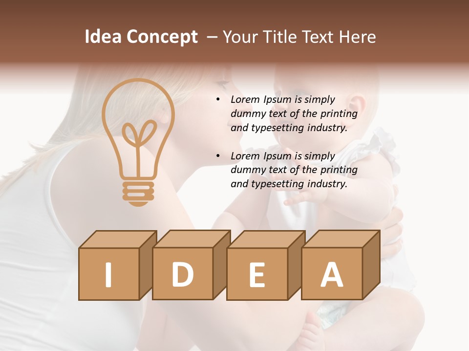 Love Childhood Joy PowerPoint Template