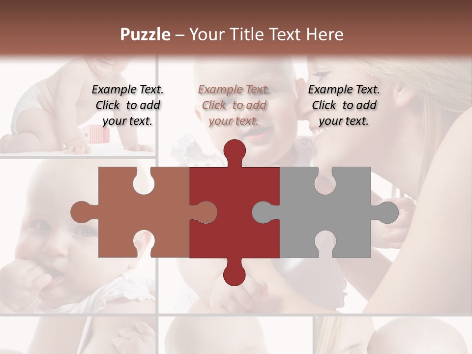 Happy Parenting Girl PowerPoint Template