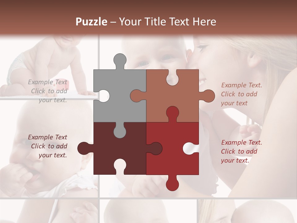 Happy Parenting Girl PowerPoint Template