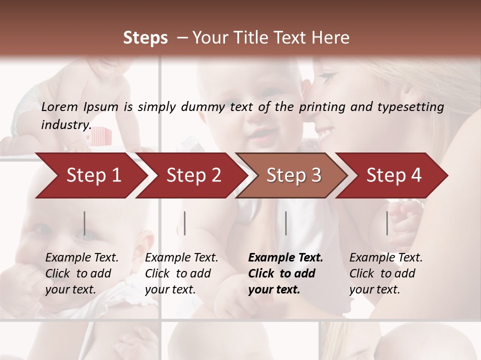 Happy Parenting Girl PowerPoint Template