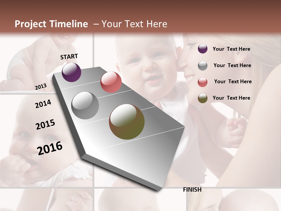 Happy Parenting Girl PowerPoint Template