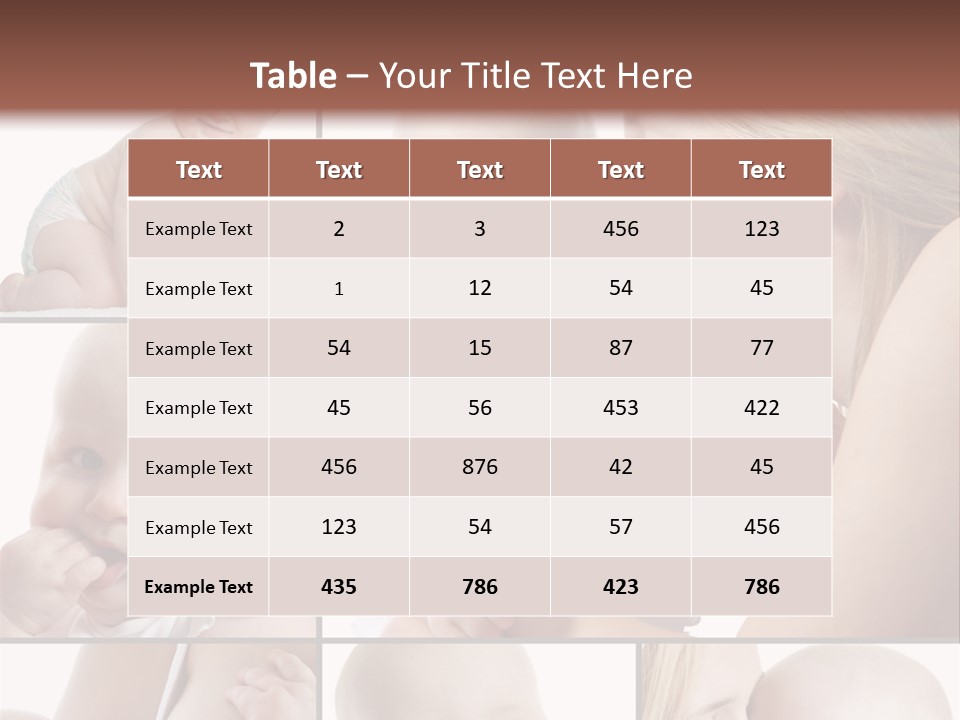 Happy Parenting Girl PowerPoint Template