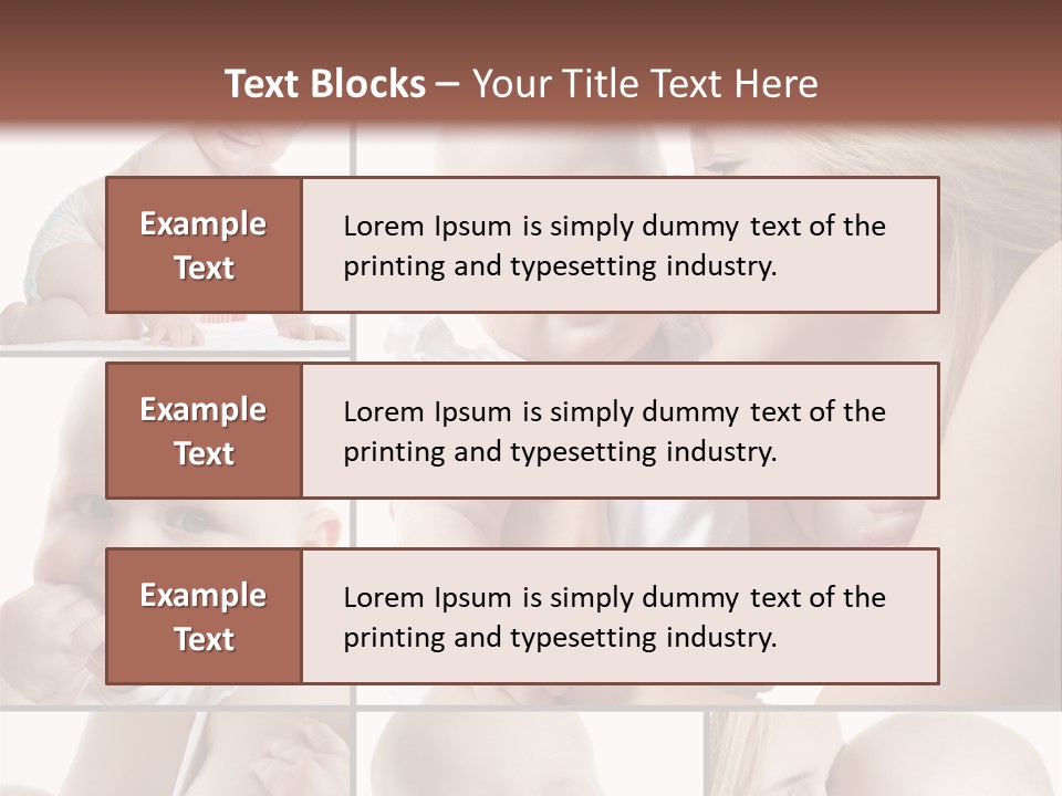 Happy Parenting Girl PowerPoint Template