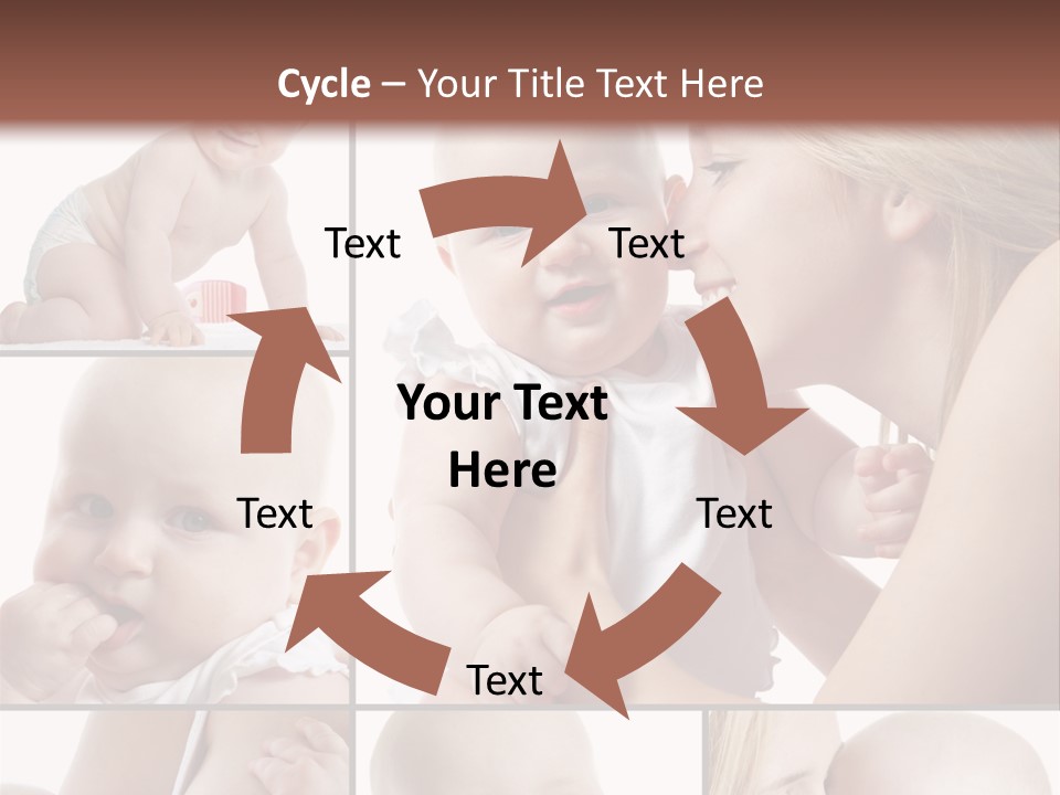 Happy Parenting Girl PowerPoint Template