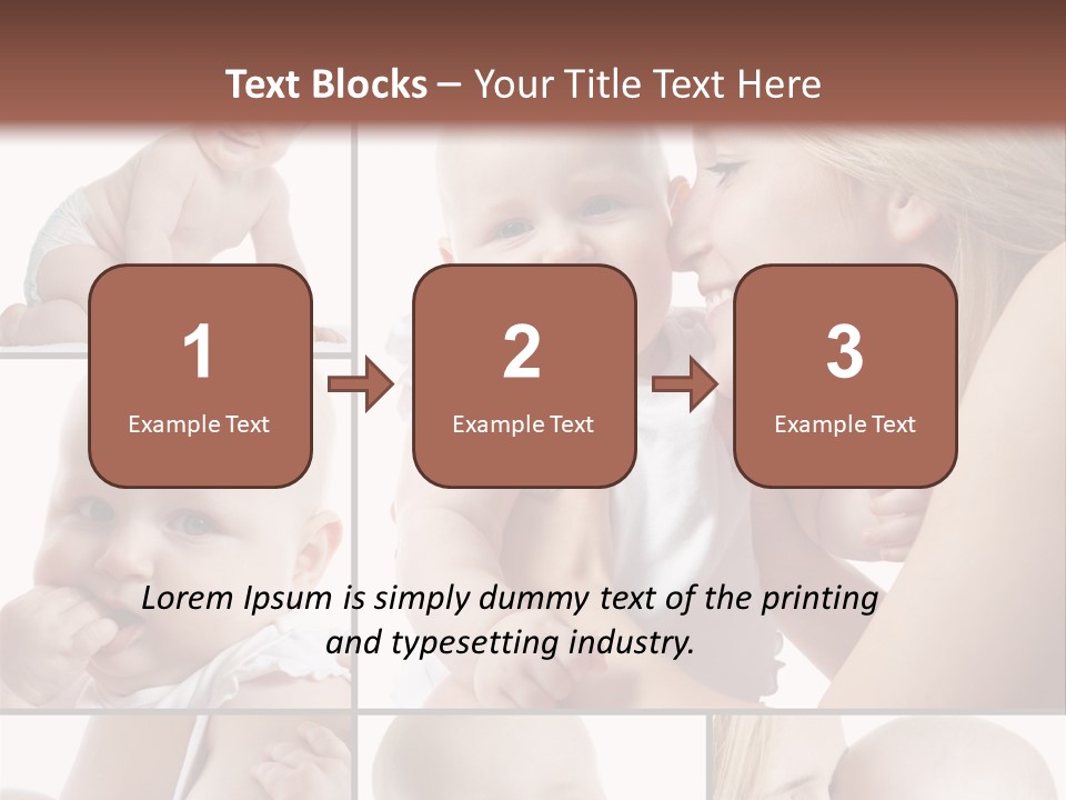 Happy Parenting Girl PowerPoint Template