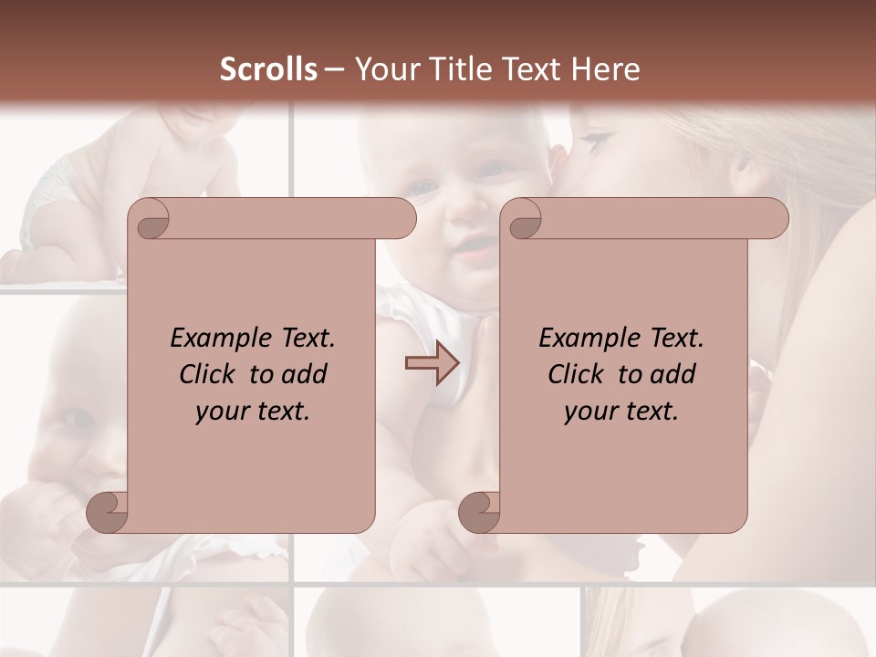 Happy Parenting Girl PowerPoint Template