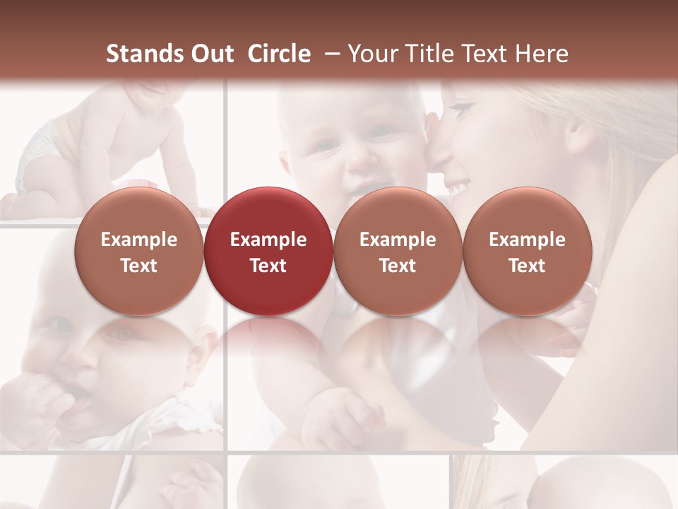 Happy Parenting Girl PowerPoint Template