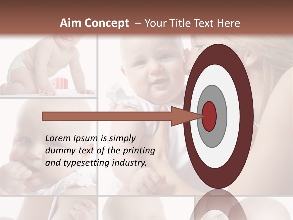 Happy Parenting Girl PowerPoint Template