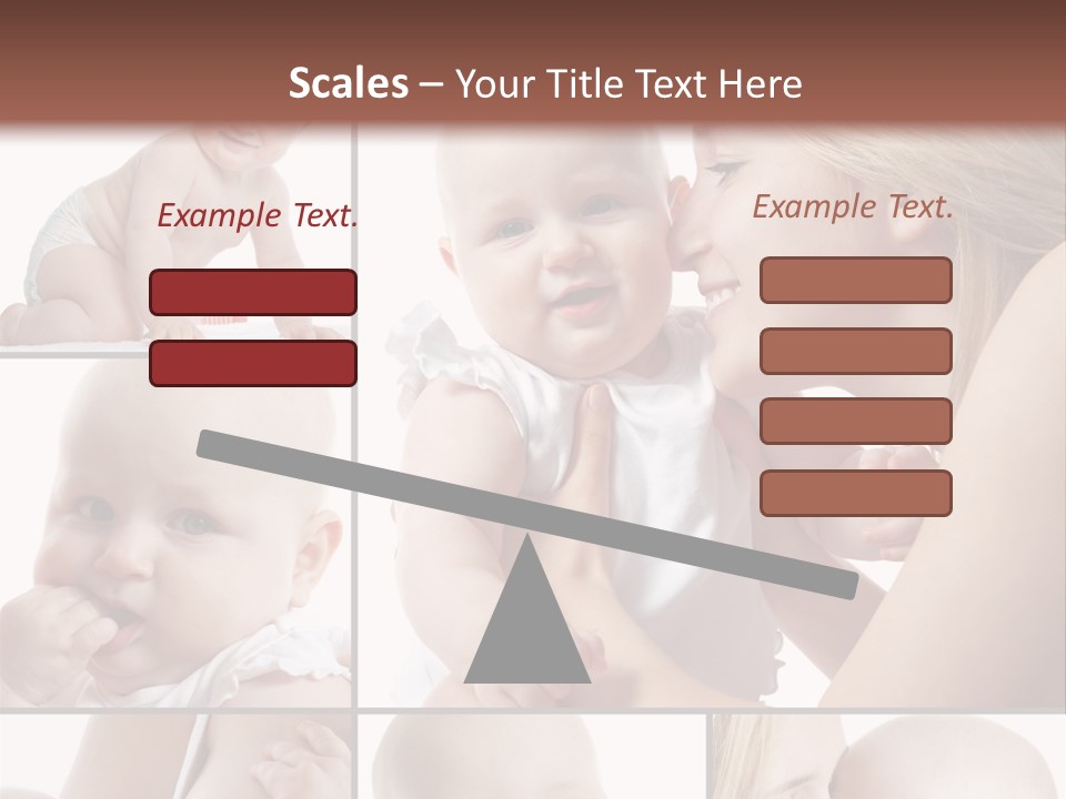 Happy Parenting Girl PowerPoint Template