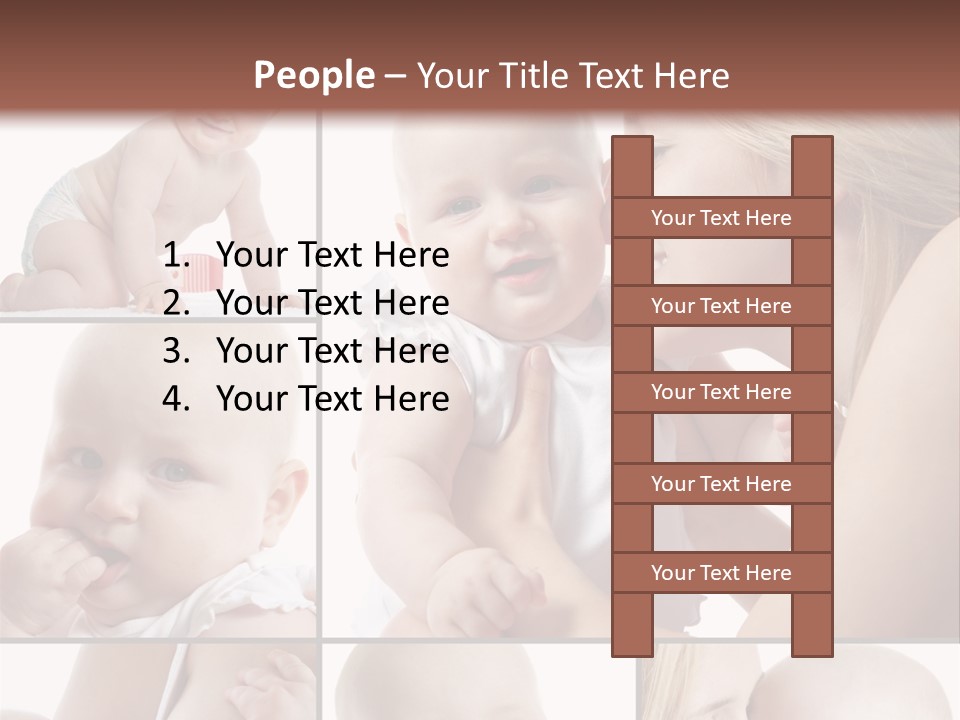 Happy Parenting Girl PowerPoint Template