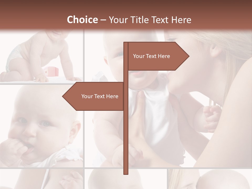 Happy Parenting Girl PowerPoint Template