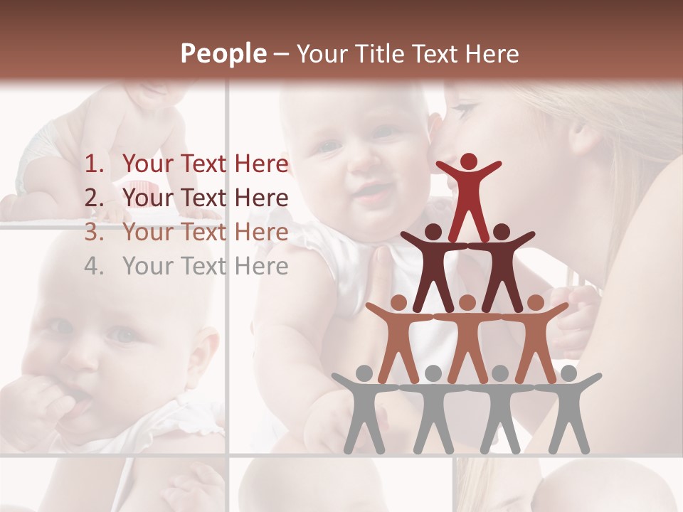 Happy Parenting Girl PowerPoint Template