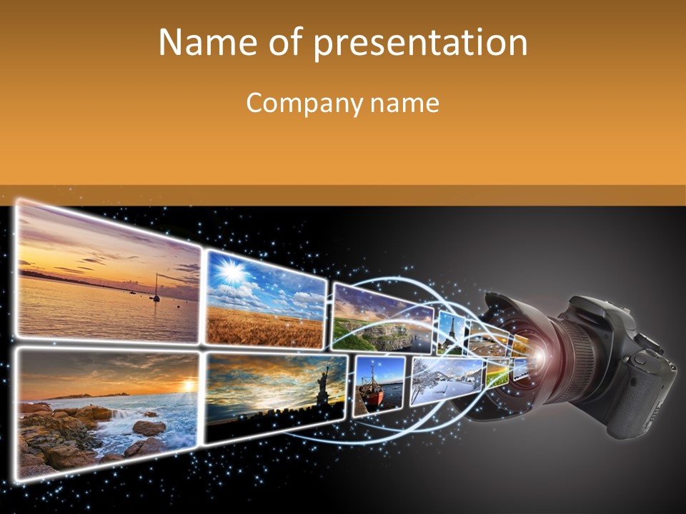 Photograph Hobbies Dslr PowerPoint Template