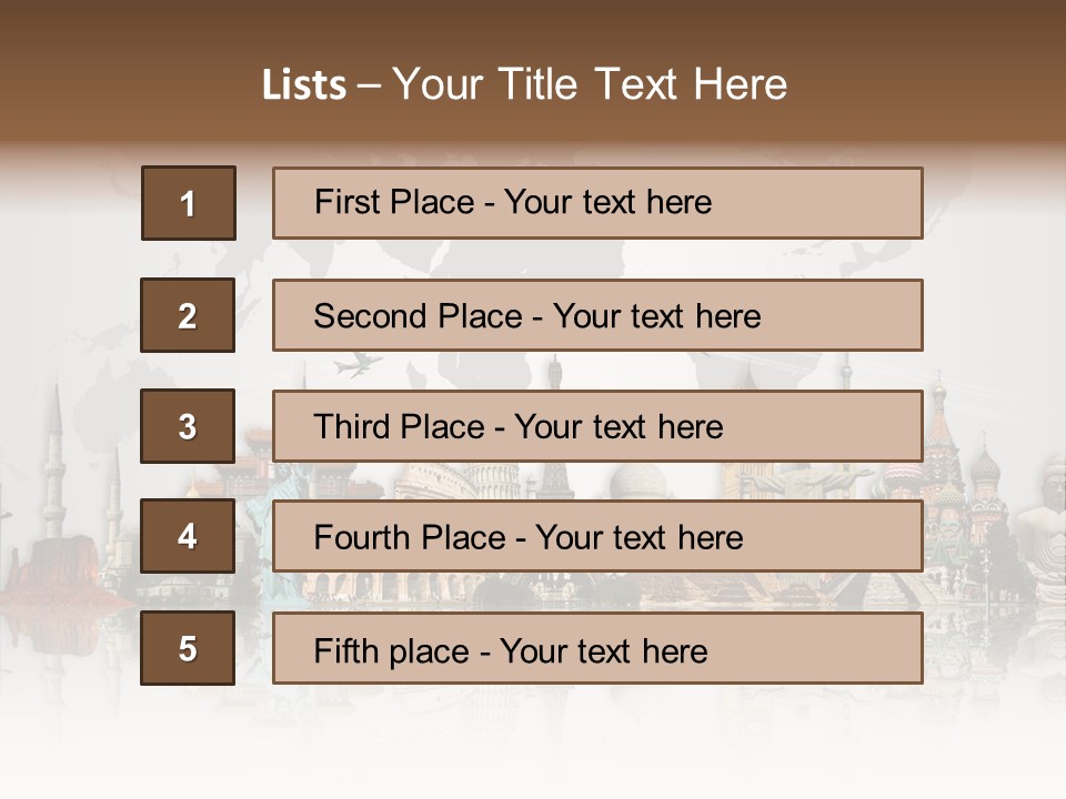 Europe International Journey PowerPoint Template