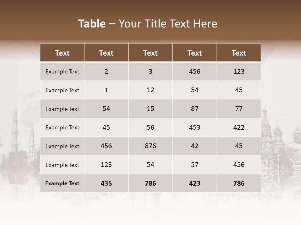 Europe International Journey PowerPoint Template