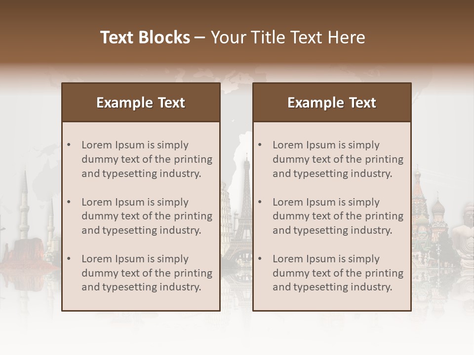 Europe International Journey PowerPoint Template