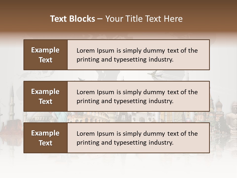 Europe International Journey PowerPoint Template