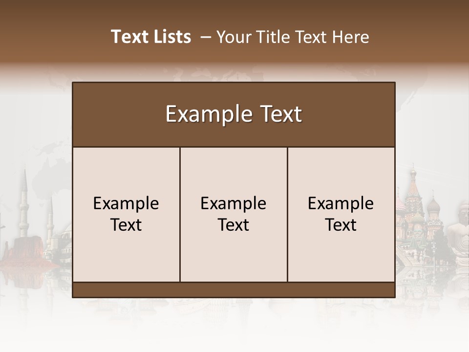 Europe International Journey PowerPoint Template