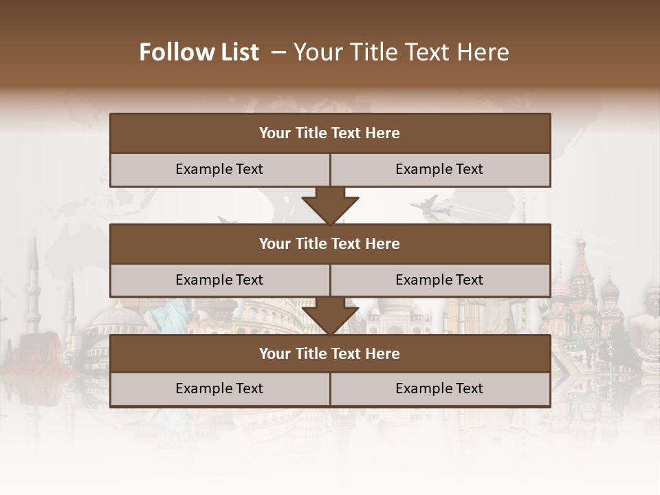 Europe International Journey PowerPoint Template
