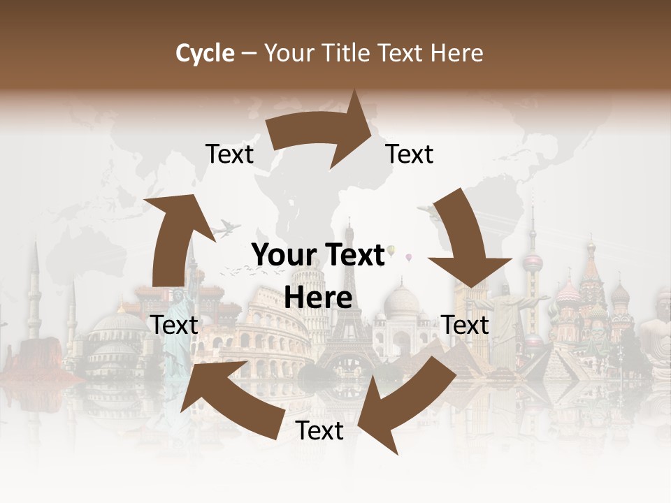 Europe International Journey PowerPoint Template