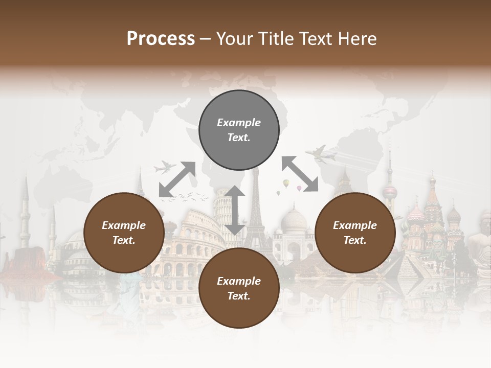 Europe International Journey PowerPoint Template