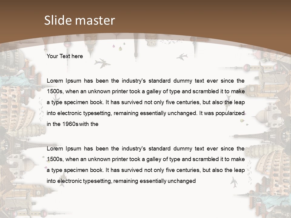 Paris Holidays Trip PowerPoint Template