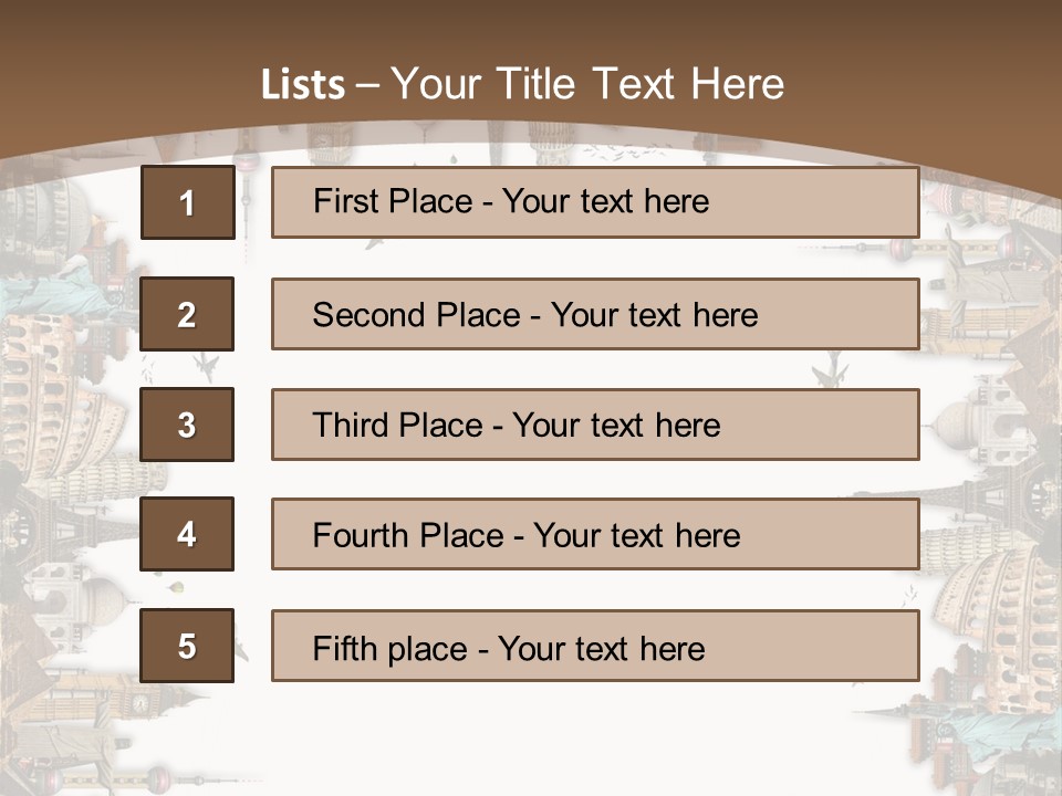 Paris Holidays Trip PowerPoint Template