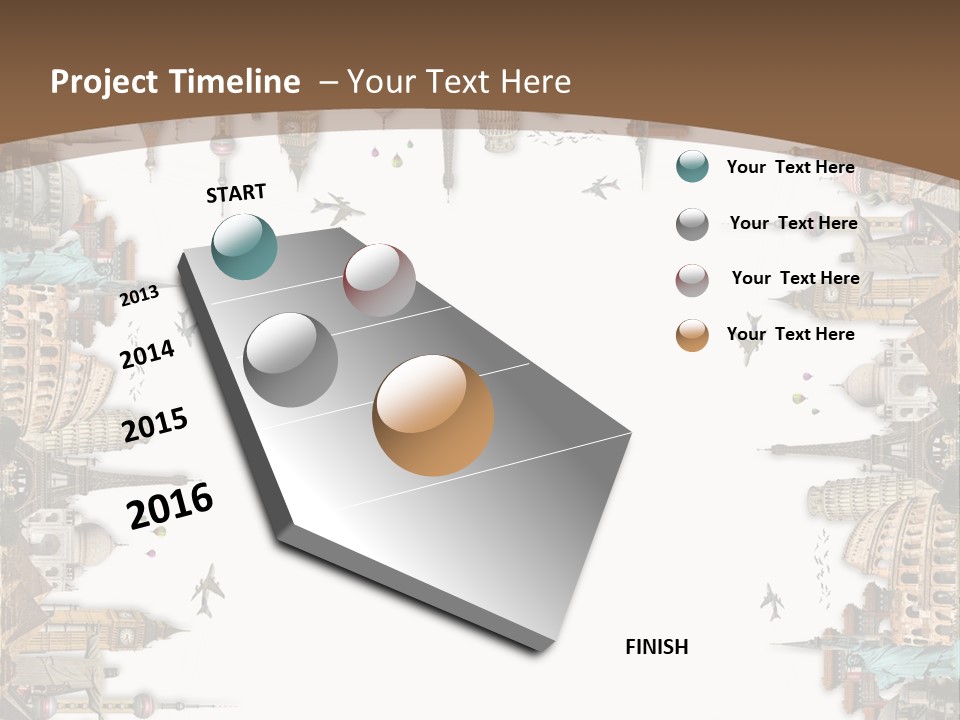 Paris Holidays Trip PowerPoint Template