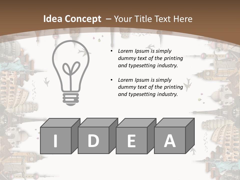 Paris Holidays Trip PowerPoint Template