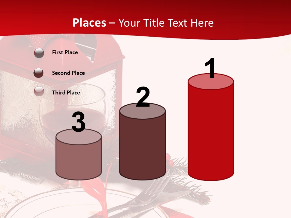 Silverware Plate White PowerPoint Template