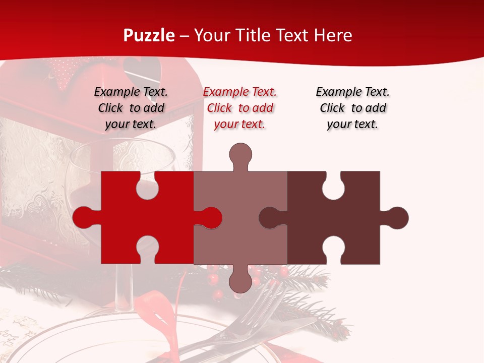 Silverware Plate White PowerPoint Template