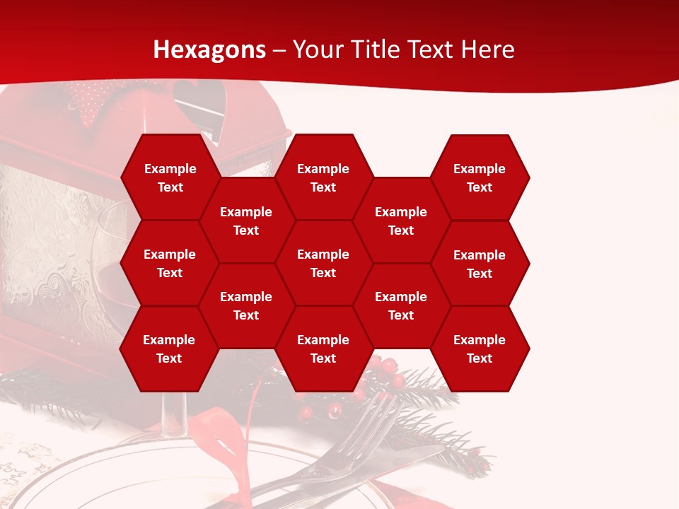 Silverware Plate White PowerPoint Template